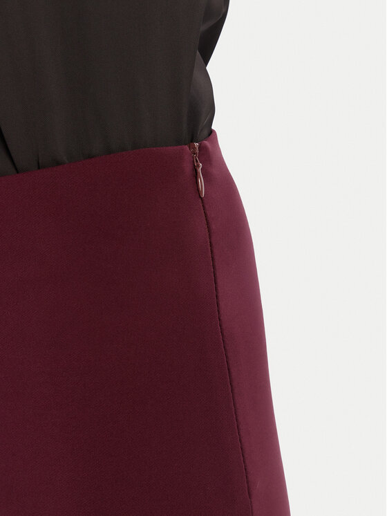 Rinascimento Rinascimento Palazzo hlače CFC0125425003 Tamnocrvena Wide Leg