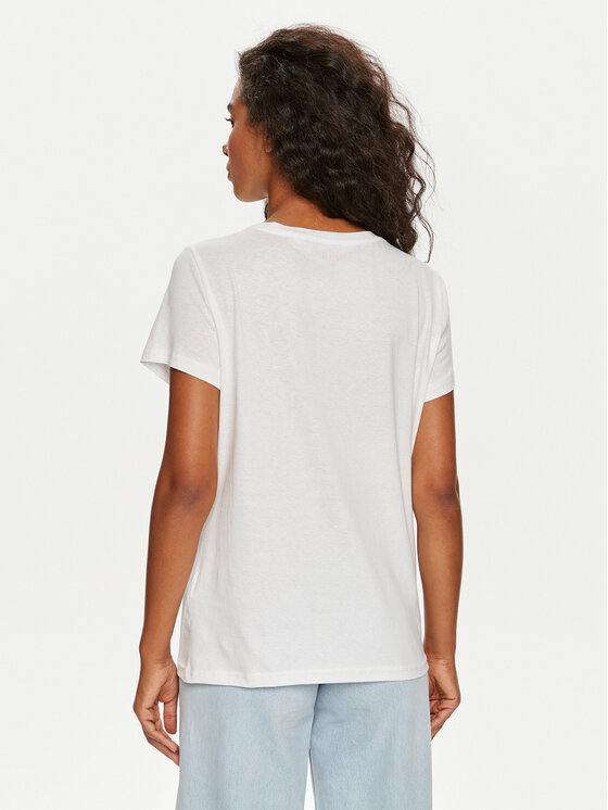 Mustang Mustang T-Shirt Alma 1013933 Bílá Regular Fit