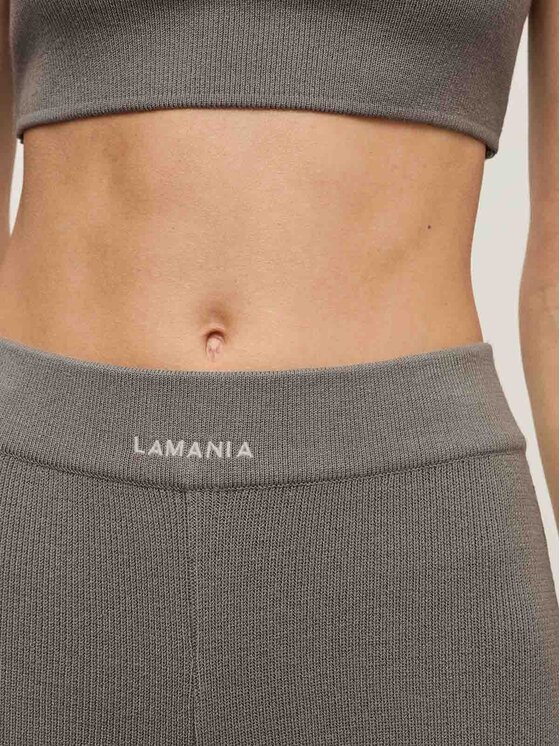 La Mania La Mania Cyklistické šortky ENDING Šedá Fitted Fit