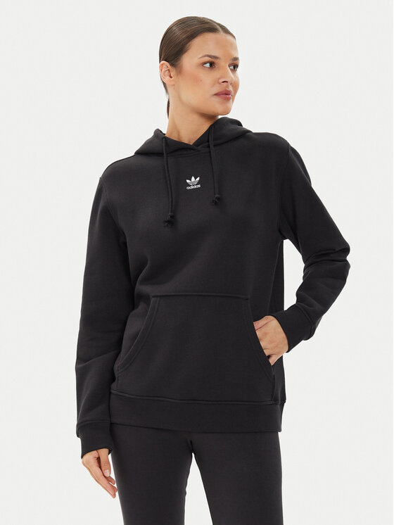 adidas Bluză adicolor Essentials Fleece IA6420 Negru Regular Fit