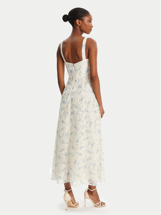 Bardot Bardot Sukienka letnia Adaline Broderie 58655DB3 Biały Regular Fit