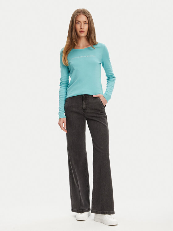 United Colors Of Benetton United Colors Of Benetton Jeans 4TUT574X5 Grigio Wide Leg