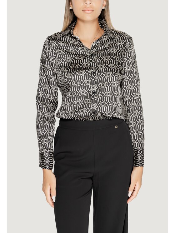 Rinascimento Rinascimento Blusa CFC0119892003 Nero Shirt Fit