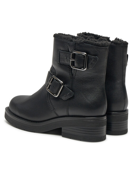 Clarks Clarks Polokozačky Rebelle Buckle 26178891 Černá
