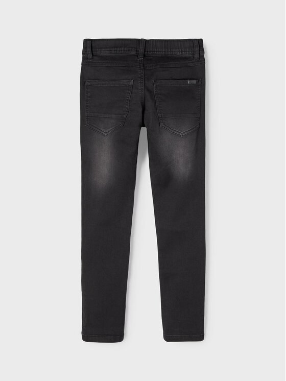 NAME IT NAME IT Jeansy 13185213 Czarny Slim Fit