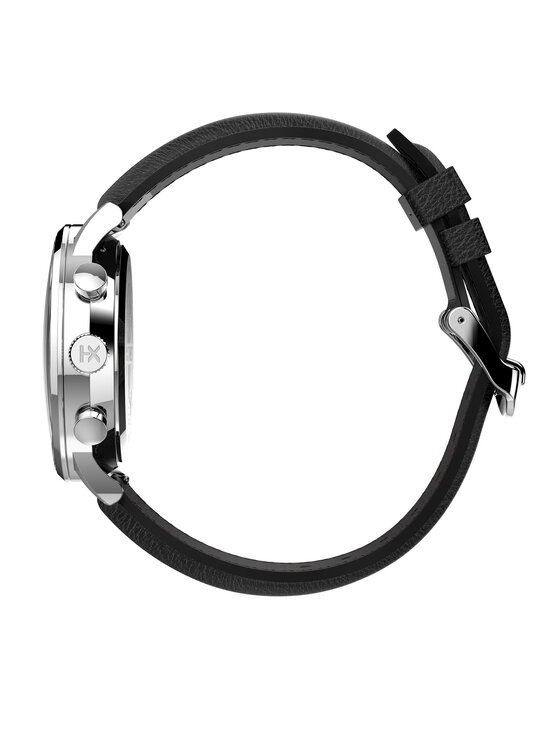 Timex Timex Ročna ura Waterbury Chronograph TW2U88300 Črna