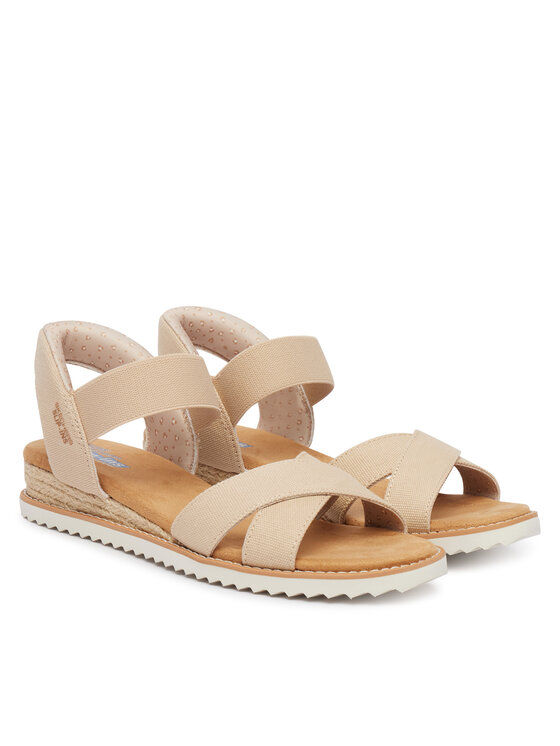 Skechers Skechers Sandali BOBS Desert Kiss - Golden Lily 114418/NAT Bež