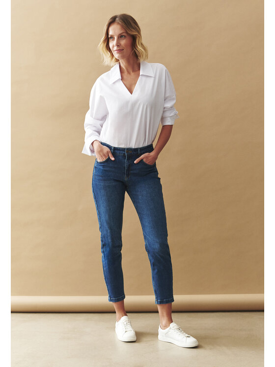 TATUUM TATUUM Džínsy SARO Modrá Slim Fit