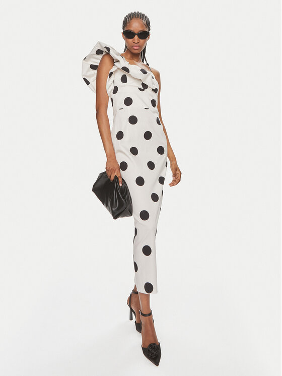 Babylon Babylon Rochie cocktail MF0216 Alb Regular Fit