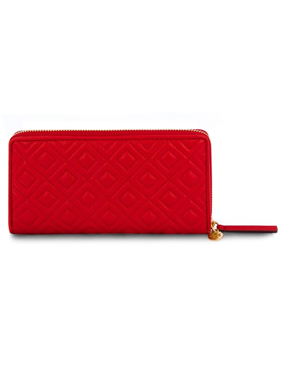 Tory Burch Du y Portfel Damski Fleming Zip Continental Wallet 46542 Czerwony Modivo.pl