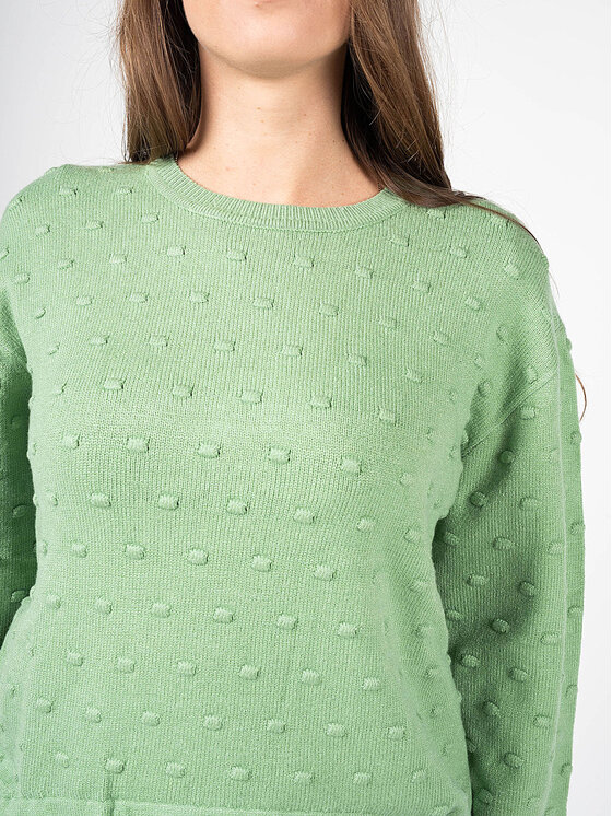 Silvian Heach Silvian Heach Maglione PGA22142MA Verde Oversize
