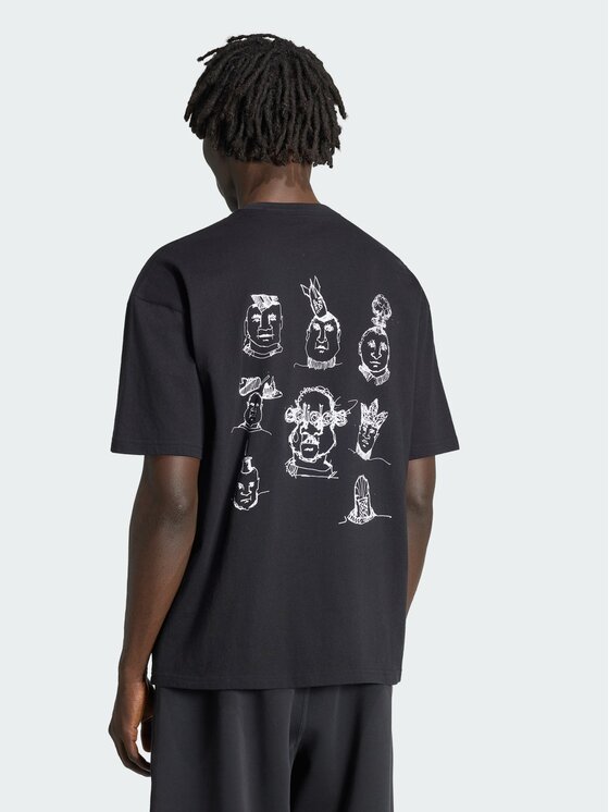 adidas adidas T-Shirt 164966 Czarny Loose Fit
