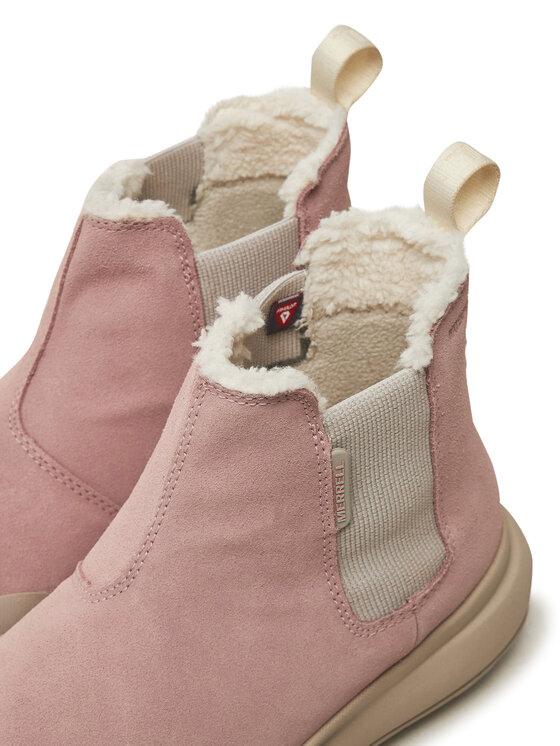 Merrell Merrell Botki Marquette Thermo Pull On Wp J007486 Różowy