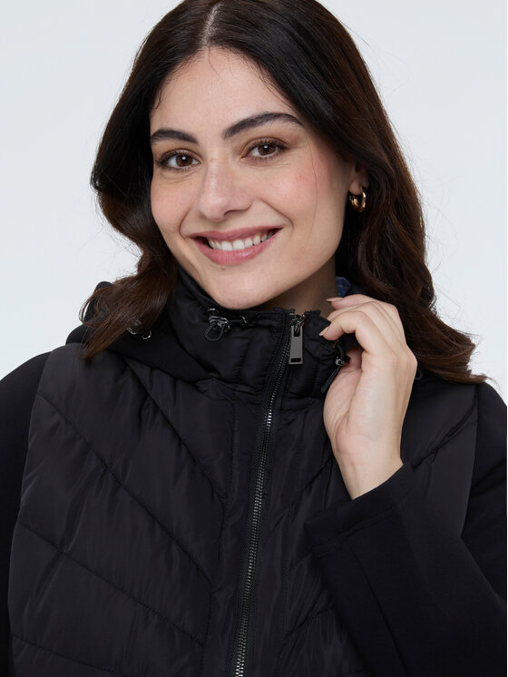 Fiorella Rubino Fiorella Rubino Giubbotto piumino F059T001493N033 Nero Regular Fit