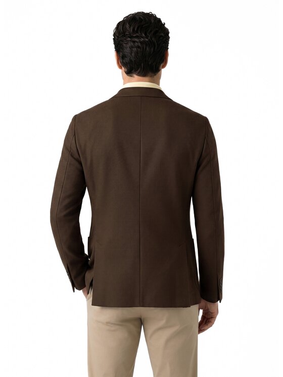 Pako Lorente Pako Lorente Marynarka P26WF-3X-009 Brązowy Slim Fit
