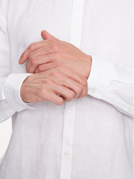 HUGO Hugo Camicia 50490740 Bianco Slim Fit