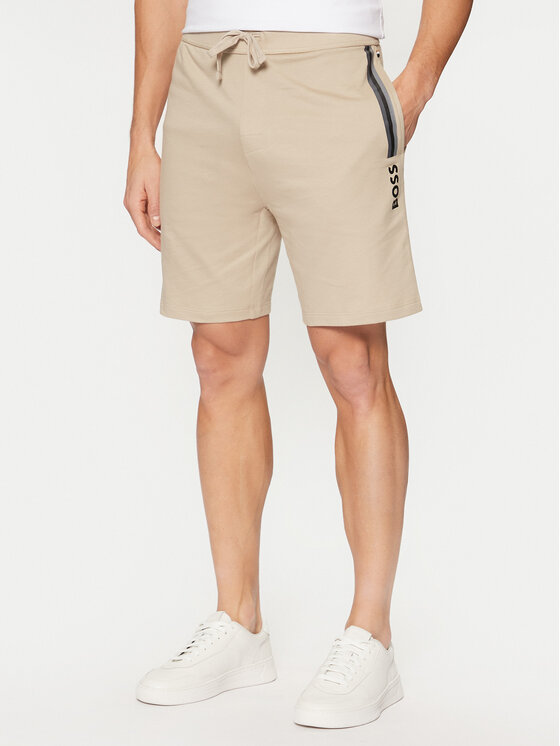 BOSS BOSS Sportske kratke hlače Authentic 50535837 Bež Regular Fit