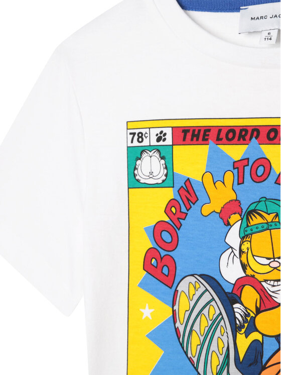 T-shirt Garfield W25584 M Bianco Regular Fit