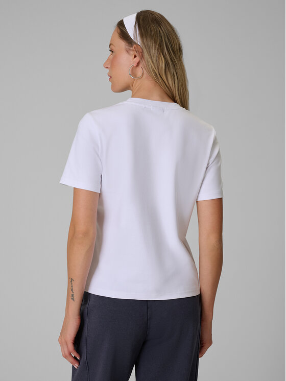 4F 4F T-Shirt BASIC+ Biały Regular Fit