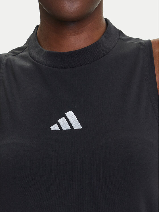 adidas adidas Hétköznapi ruha Essentials 3-Stripes JE1208 Fekete Regular Fit