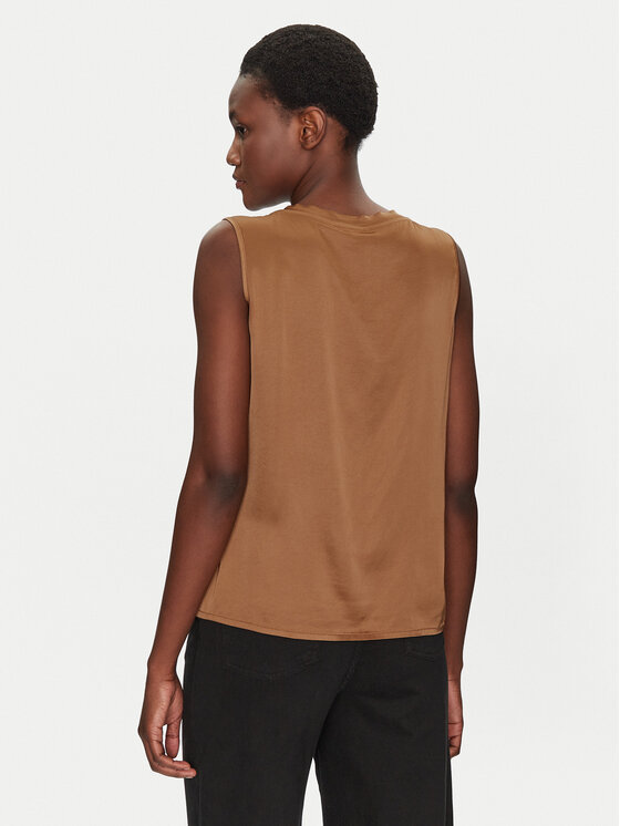 ViCOLO ViCOLO Bluse TD0006 Braun Relaxed Fit
