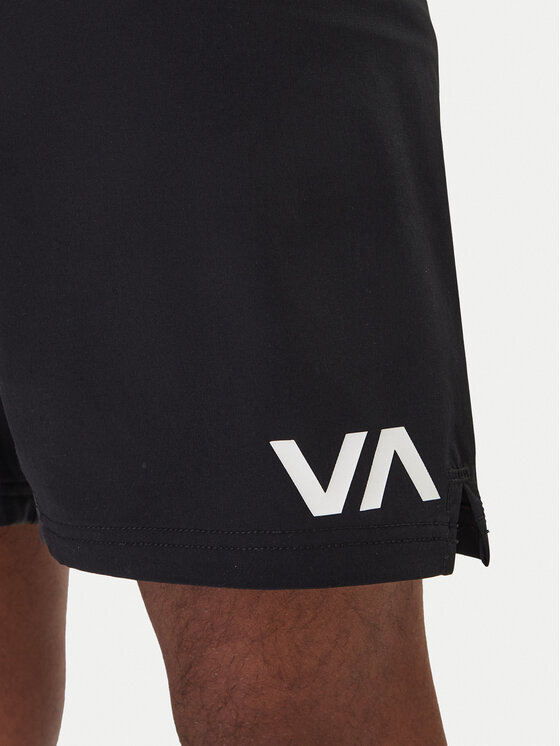 RVCA RVCA Szorty sportowe AVYWS00174 Czarny Regular Fit