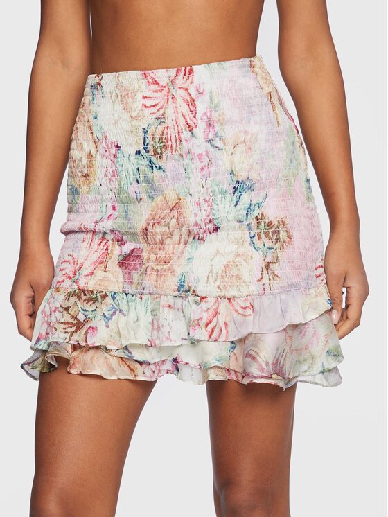 Guess Guess Mini suknja W3RD50 WCWF2 Šarena Regular Fit