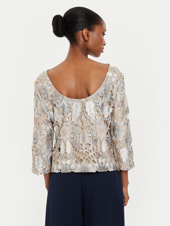 Bruuns Bazaar Bruuns Bazaar Bluse Ignara BBW4047 Beige Regular Fit