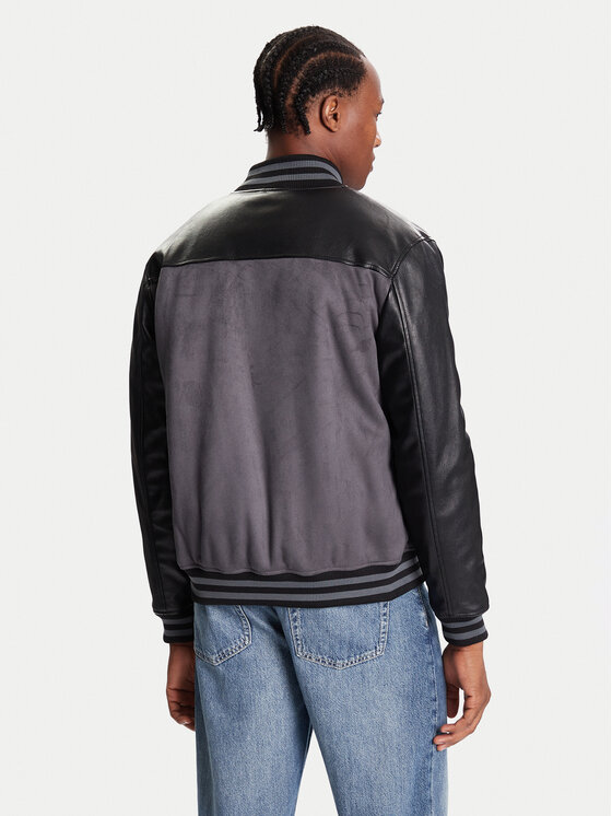 Guess Guess Bomber M5BL2B K1062 Siva Regular Fit