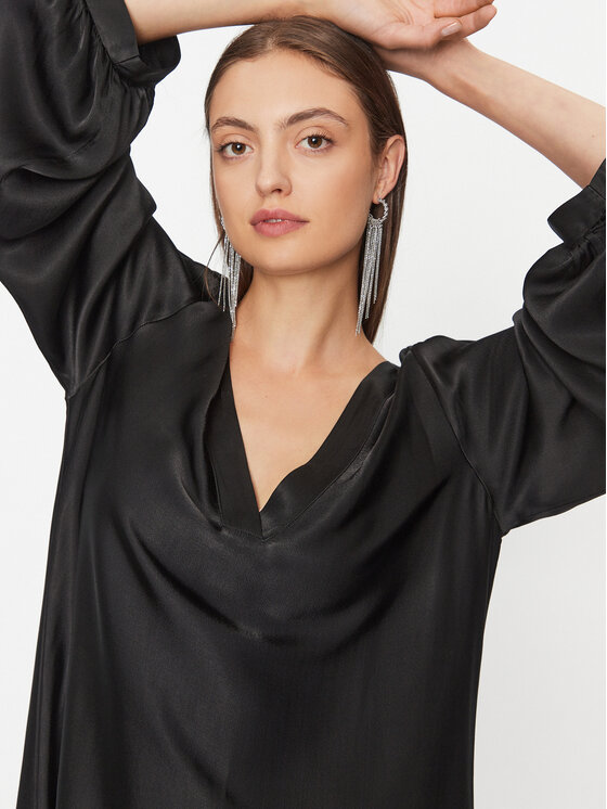 Dixie Dixie Sukienka codzienna A782Z037 Czarny Relaxed Fit