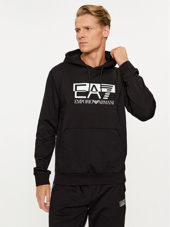 EA7 Emporio Armani EA7 Emporio Armani Mikina 6RPM62 PJ05Z 0200 Čierna Regular Fit