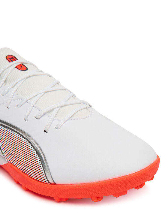 Puma Puma Čevlji za nagomet King Match Tt 108835 01 Bela