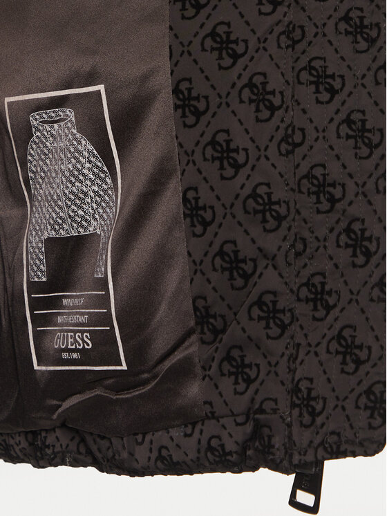 Guess Guess Bunda pro přechodné období Daisy W4BL36 WGJZ0 Černá Regular Fit