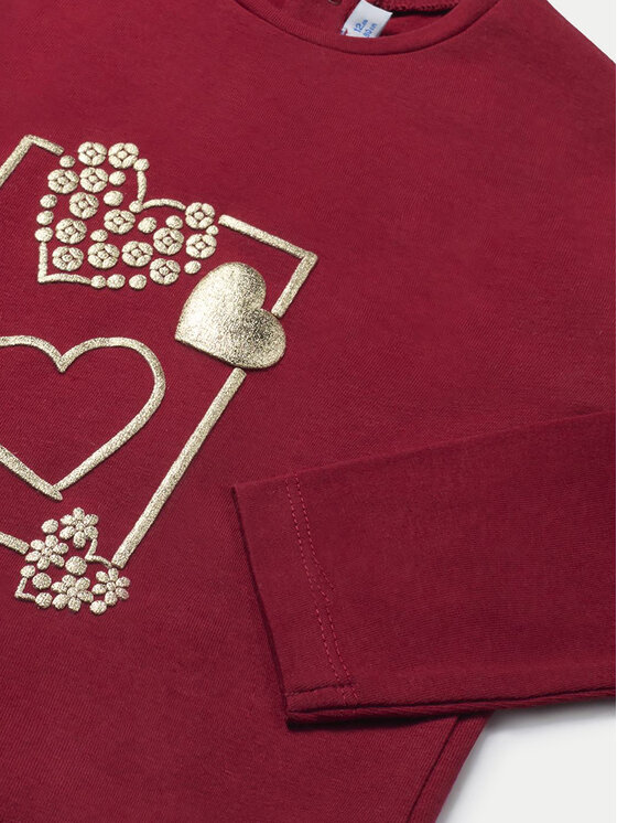 Mayoral Mayoral Bluza 116 Rdeča Regular Fit