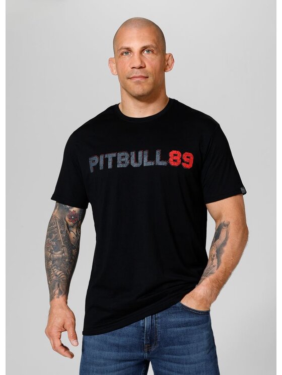 PITBULL PITBULL T-Shirt Koszulka Czarny Regular Fit