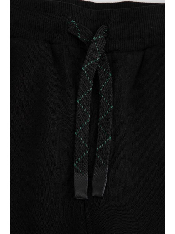 Coccodrillo Coccodrillo Teplákové kalhoty ZC5120102XBK-021 Černá Regular Fit