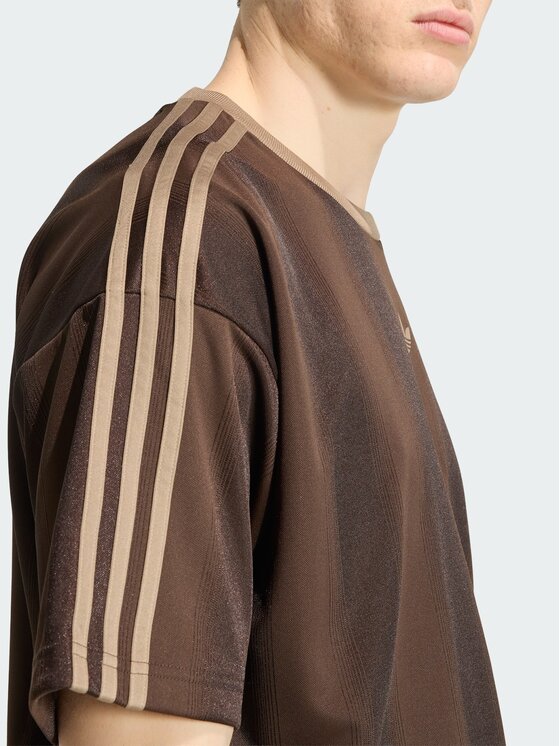 adidas adidas T-Shirt 151129 Brązowy ciemny Loose Fit