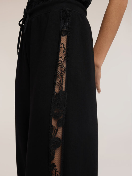 Motivi Motivi Pantaloni di tessuto P806W000898N033 Nero Regular Fit