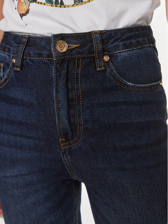 Gaudi Gaudi Jeansy 411BD26020 Granatowy Slim Fit
