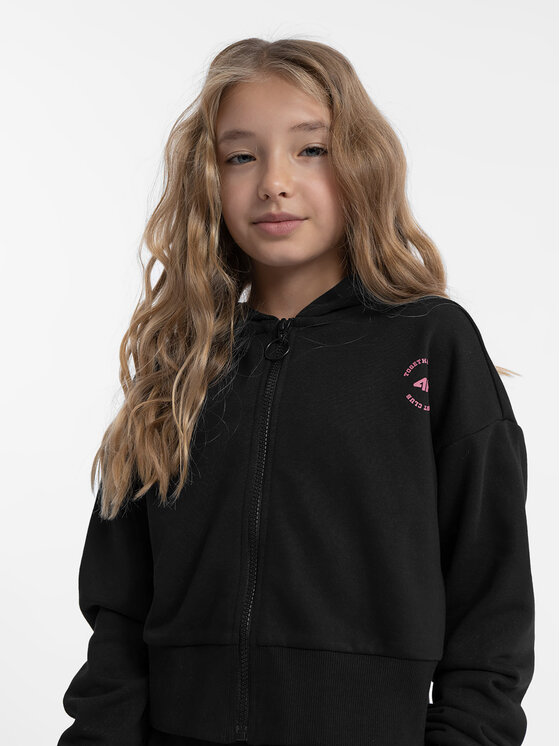 4F 4F Felpa 4FJAW23TSWSF640 Nero Regular Fit