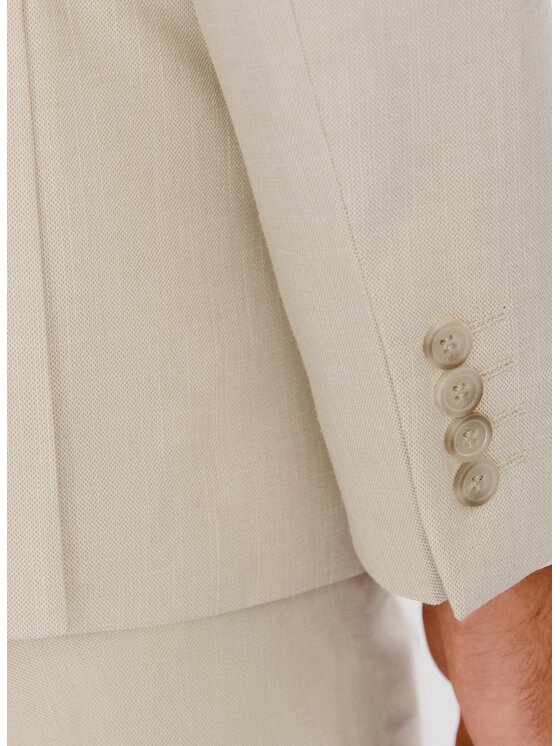 Pako Lorente Pako Lorente Marynarka P26SF-3G-023 Beżowy Slim Fit