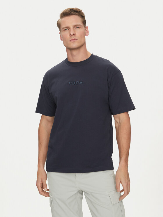 Vans Vans T-Shirt Essential VN000HPZ Tmavomodrá Loose Fit