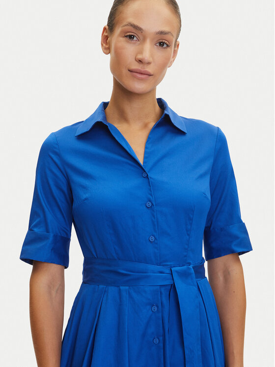 Tatuum Tatuum Φόρεμα πουκάμισο Niki T2503.205 Μπλε Regular Fit
