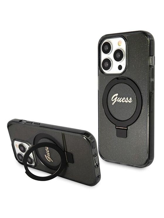 Etui na telefon Guess, Czarne, iPhone 13 Pro / 13
