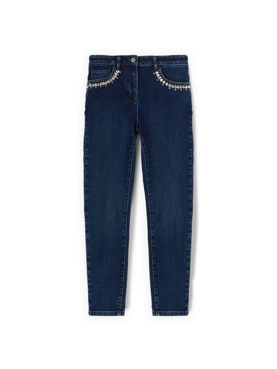 Motivi Motivi Jeansy P423Q004268N034 Niebieski Skin Fit