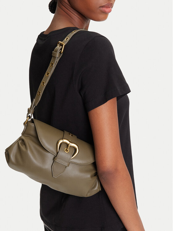 PINKO PINKO Käekott Jolene Shoulder Mini PE 25 PLTT 102802 A270 Roheline