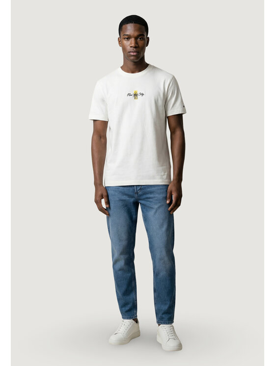 Tommy Jeans Tommy Jeans T-shirt DM0DM22532 Bianco Casual Fit