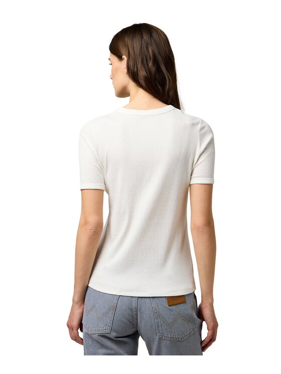 Wrangler Wrangler T-Shirt 112370743 Biały Regular Fit