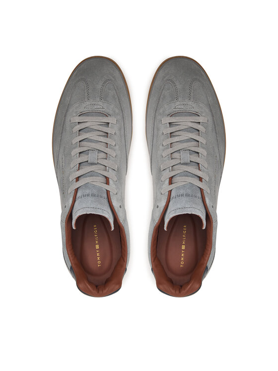 Tommy Hilfiger Tommy Hilfiger Sneakersy Th Lo Lux Suede Sneaker FM0FM05997 Szary