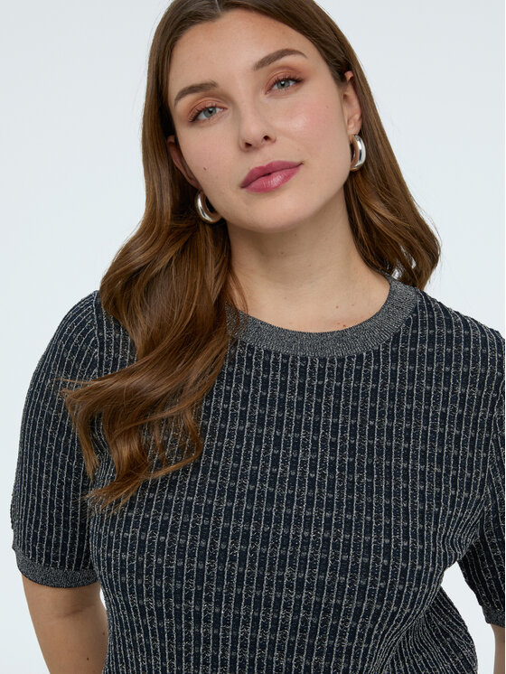 Fiorella Rubino Fiorella Rubino Sweter M109L008383N034 Niebieski Regular Fit